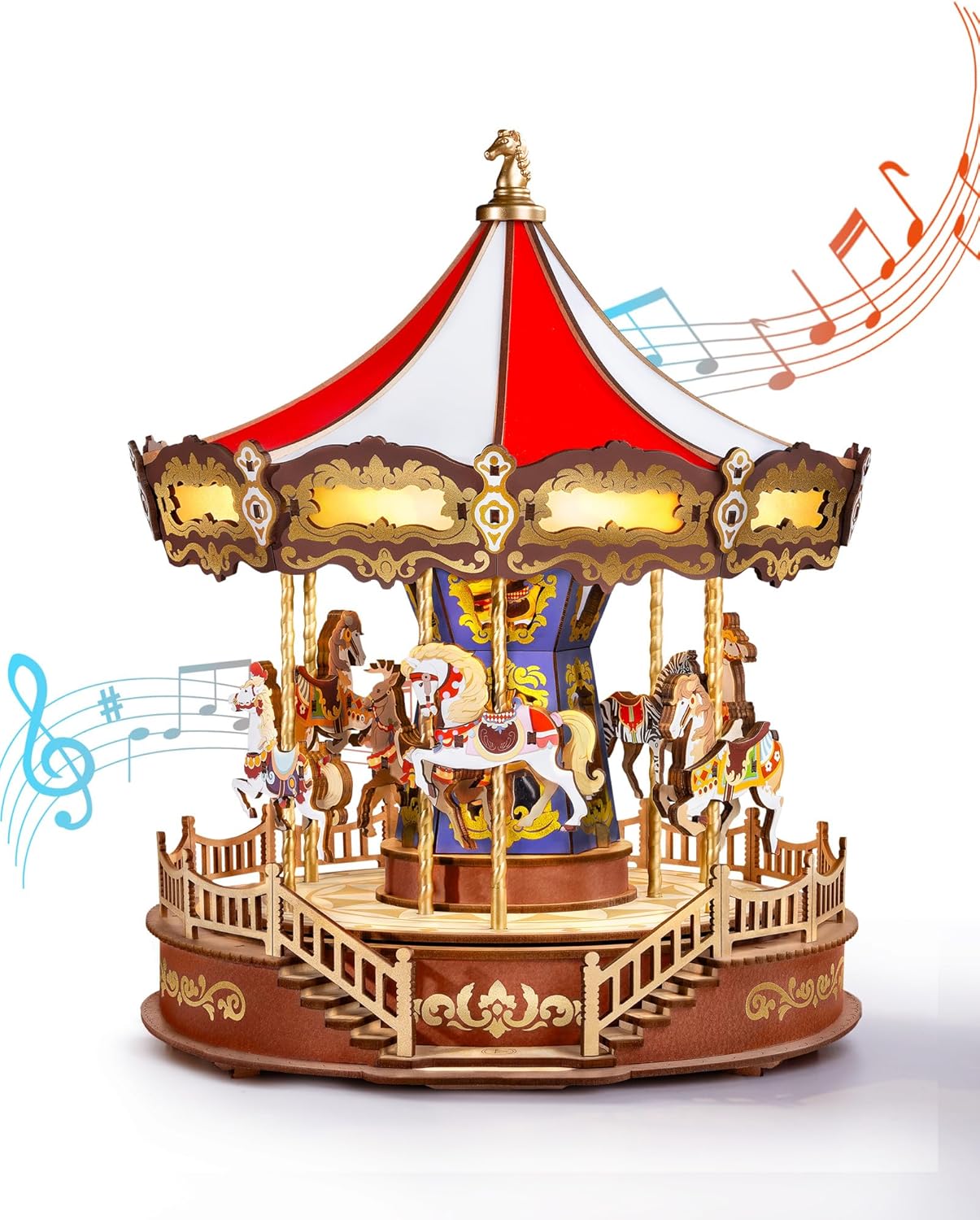 Musical Carousel LED Puzzle